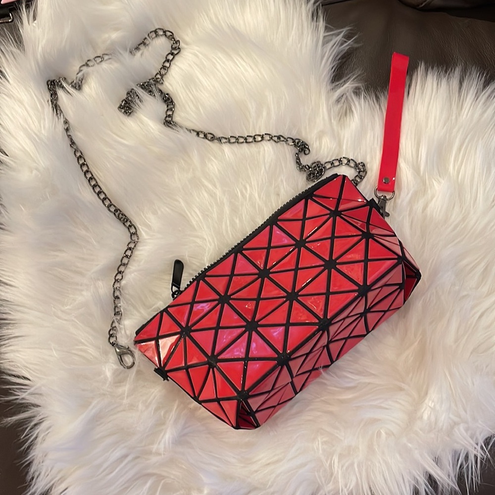 Japanese Style Red Clutch Shoulder bag NWOT